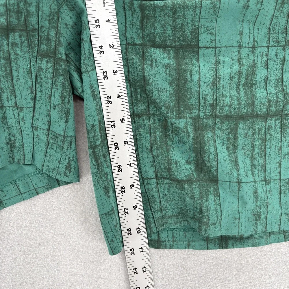Lululemon Pace Breaker Shorts Mens Large Blue Green Vintage Abstract Running - Picture 7 of 11
